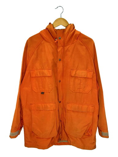 【中古】Woolrich◆70s頃/白タグ/マウンテンパーカ/M/オレンジ/ウールリッチ【メンズウェア】 【中古】Woolrich◆70s頃/白タグ/マウンテンパーカ/M/オレンジ/ウールリッチ【メンズウェア】