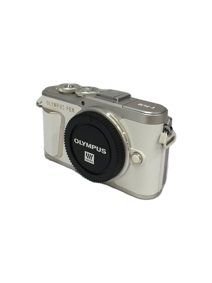 【中古】OLYMPUS◆デジタル一眼カメラ OLYMPUS PEN E-PL10 EZダブルズームキット ホワイト 【カメラ】