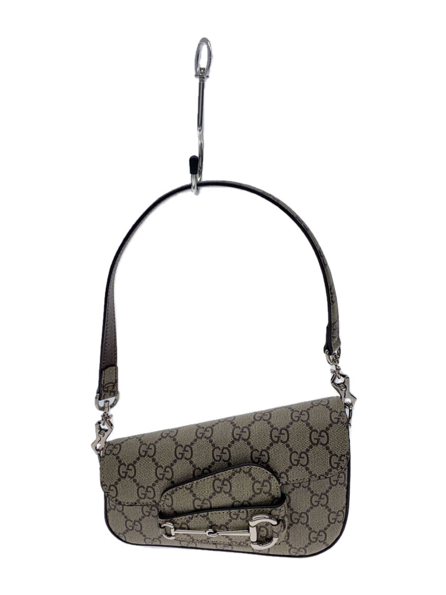 GUCCI - 【中古】GUCCI◆ホールズビット 1955 ミニ ショルダーバッグ/PVC/BEG//【バッグ】