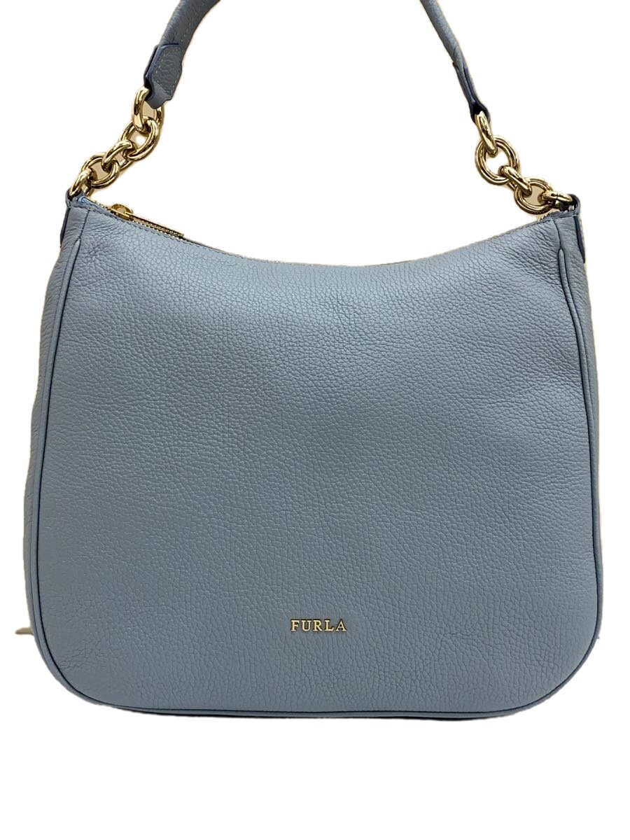 Furla - 【中古】FURLA◆ショルダーバッグ/レザー/BLU/286366【バッグ】