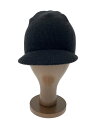 【中古】UNDERCOVER◆ビーニーキャップ/FREE/アクリル/BLK/メンズ/UC2C4H02【服飾雑貨他】