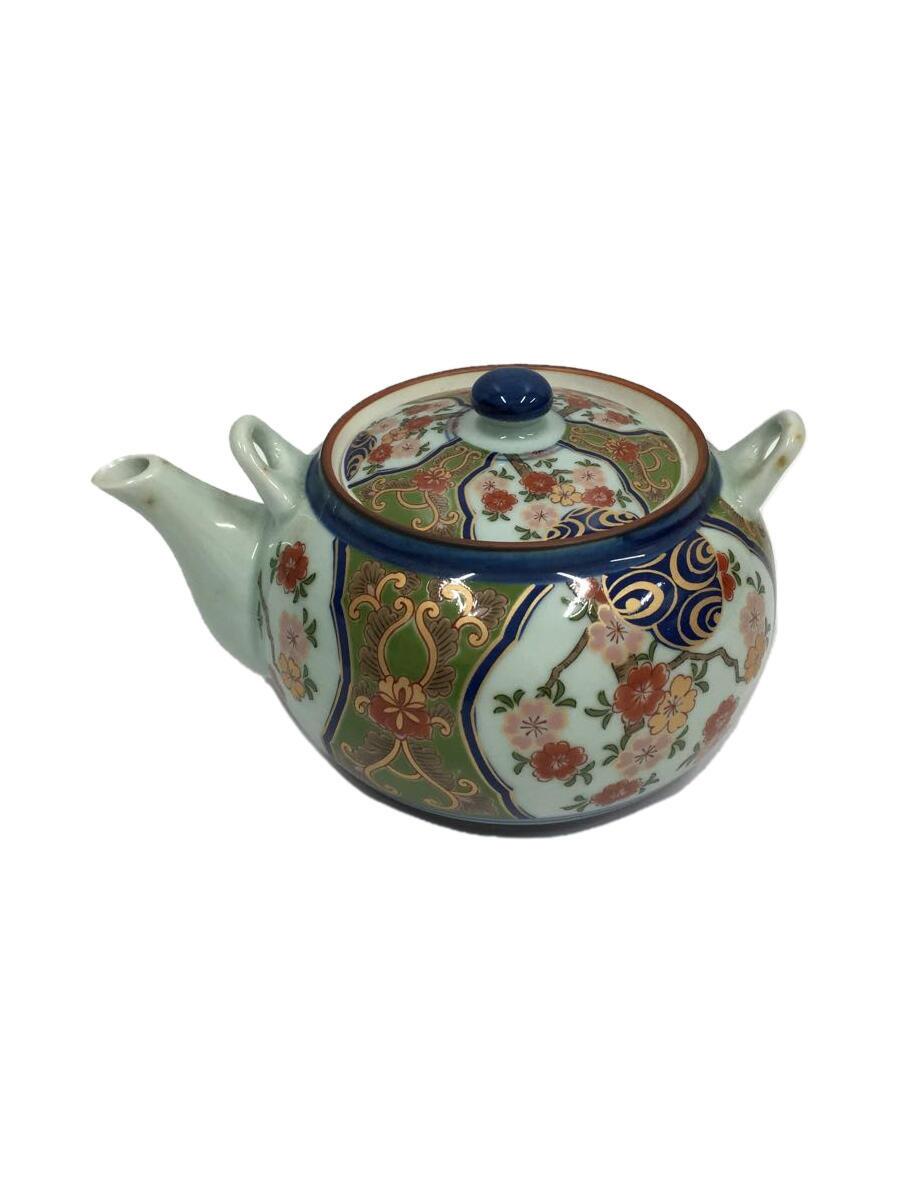 【中古】有田焼◆湯呑5/茶托付/急須/6点セット/マルチカラー/有田焼//【キッチン用品】