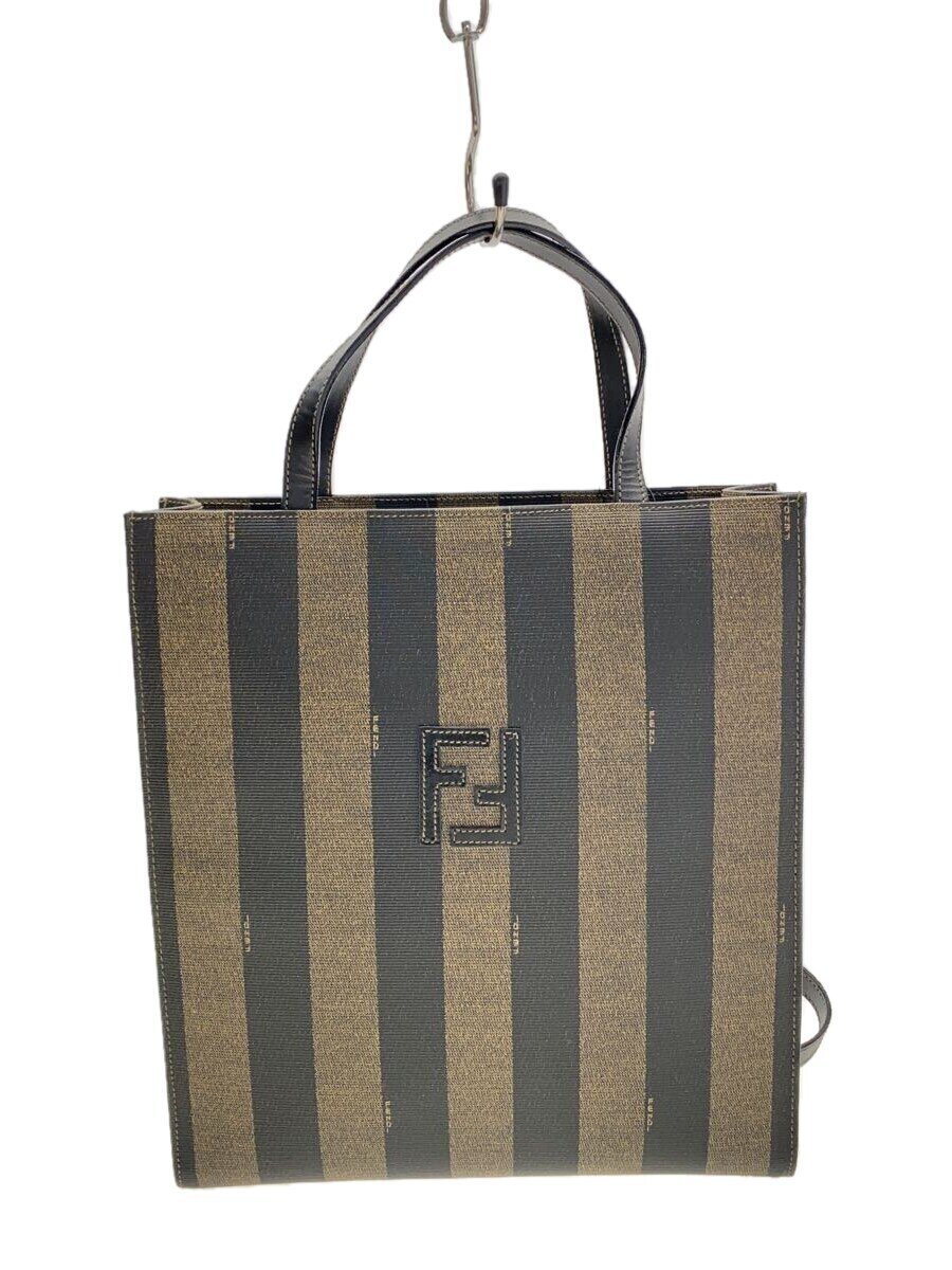 【中古】FENDI◆バッグ/--/BRW/ペカン柄/2WAY/トートバック/バックパック/タグ付属【バッグ】