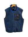 【中古】patagonia◆Classic Retro-X Vest/フリースベスト/L/ポリエステル/NVY/23048FA20//【メンズウェア】