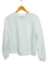 【中古】BALENCIAGA◆スウェット/S/コットン/WHT/374347【レディースウェア】