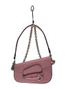 【中古】GUCCI◆ショルダーバッグ/レザー/PNK/774209【バッグ】