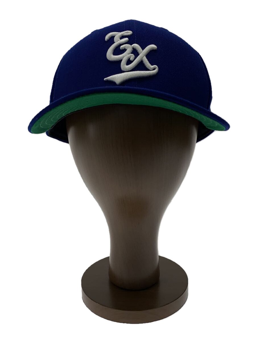 NEW ERA◆EXAMPLE 59FIFTY EX LOGOCAP/キャップ/7 3/8/BLU/メンズ