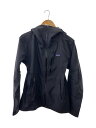 【中古】patagonia◆ジッパープル亀裂/マウンテンパーカ/S/ナイロン/BLK/無地/85415FA24【メンズウェア】