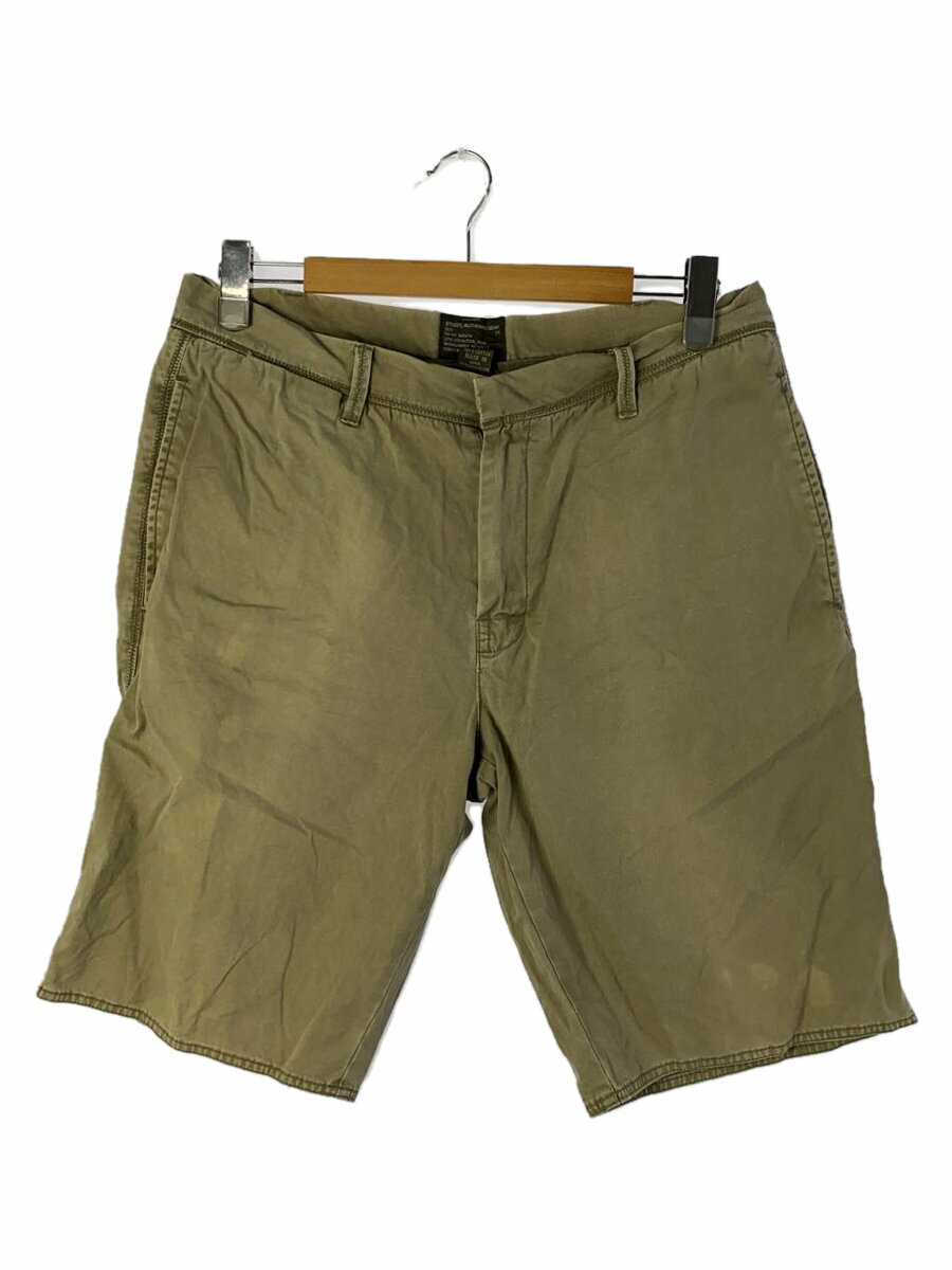 【中古】STUSSY◆オールド/ショートパンツ/34/コットン/KHK【メンズウェア】