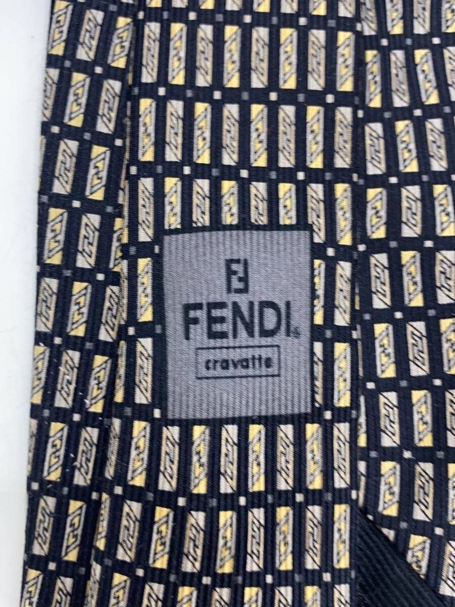 2nd STREET 楽天市場店の【中古】FENDI◆ネクタイ/シルク/マルチカラー/総柄/メンズ【服飾雑貨他】｜アングル3