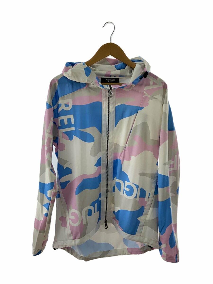 【中古】1piu1uguale3◆ナイロンジャケット/XL/ポリエステル/WHT【メンズウェア】