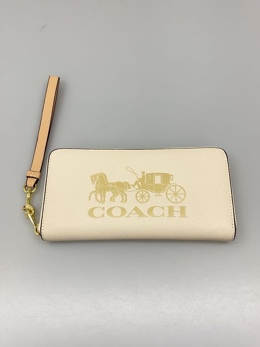 【中古】COACH◆長財布/--/BEG/レディース【服飾雑貨他】