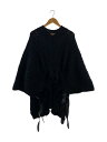 【中古】noir kei ninomiya◆ニット・セーター(厚手)/S/ウール/BLK/無地/3H-N008/21AW【レディースウェア】