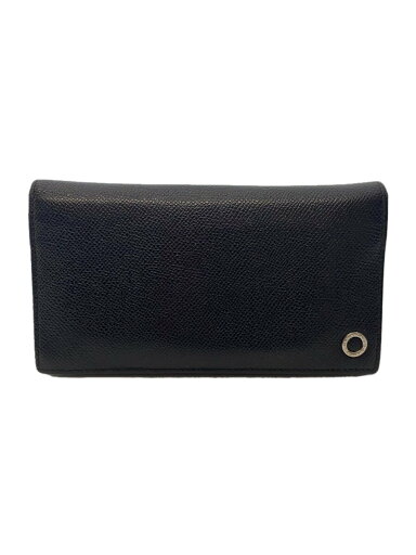 【中古】BVLGARI◆長財布/レザー/BLK/無地/メンズ/283811【服飾雑貨他】 【中古】BVLGARI◆長財布/レザー/BLK/無地/メンズ/283811【服飾雑貨他】