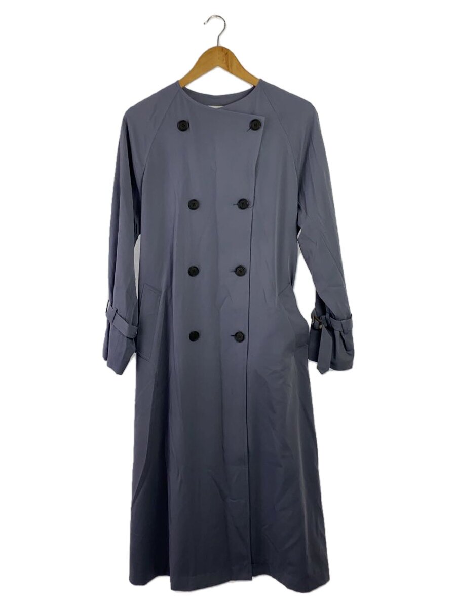 【中古】URBAN RESEARCH◆ノーカラーロングトレンチコート/38/レーヨン/UR24-27F001/【レディースウェア】