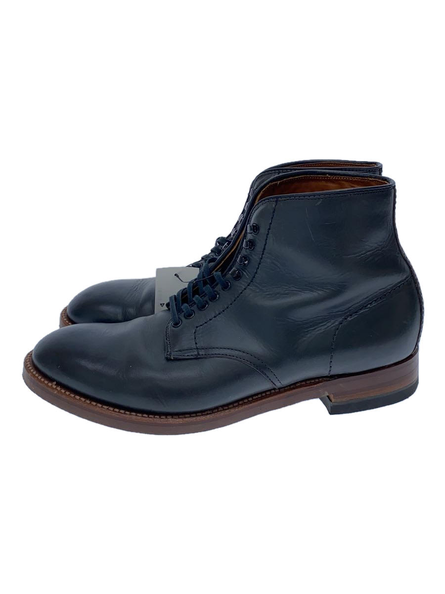 【中古】Alden◆PLANE TOE BOOTS/プレーントゥブーツ/US8.5/ブラック/45637H【シューズ】