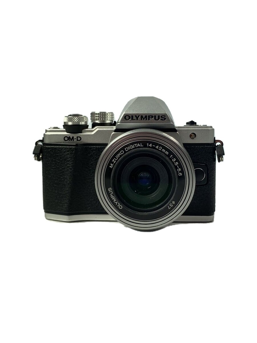 【中古】OM SYSTEM(OLYMPUS)◆デジタル一眼カメラ OM-D E-M10 Mark II EZダブルズームキット [シルバー]【カメラ】