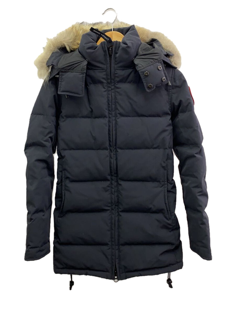 【中古】CANADA GOOSE◆コート/S/ナイロン/NVY/無地/2301JL【レディースウェア ...
