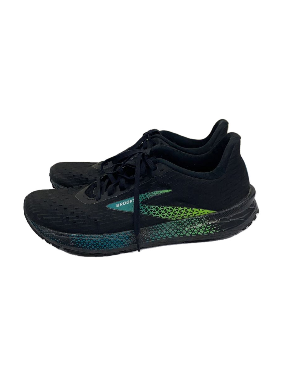 【中古】BROOKS◆ローカットスニーカー/26.5cm/BLK/1103391D075【シューズ】