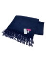 【中古】マフラー/カシミア/NVY/無地/レディース/ルクレール【服飾雑貨他】
