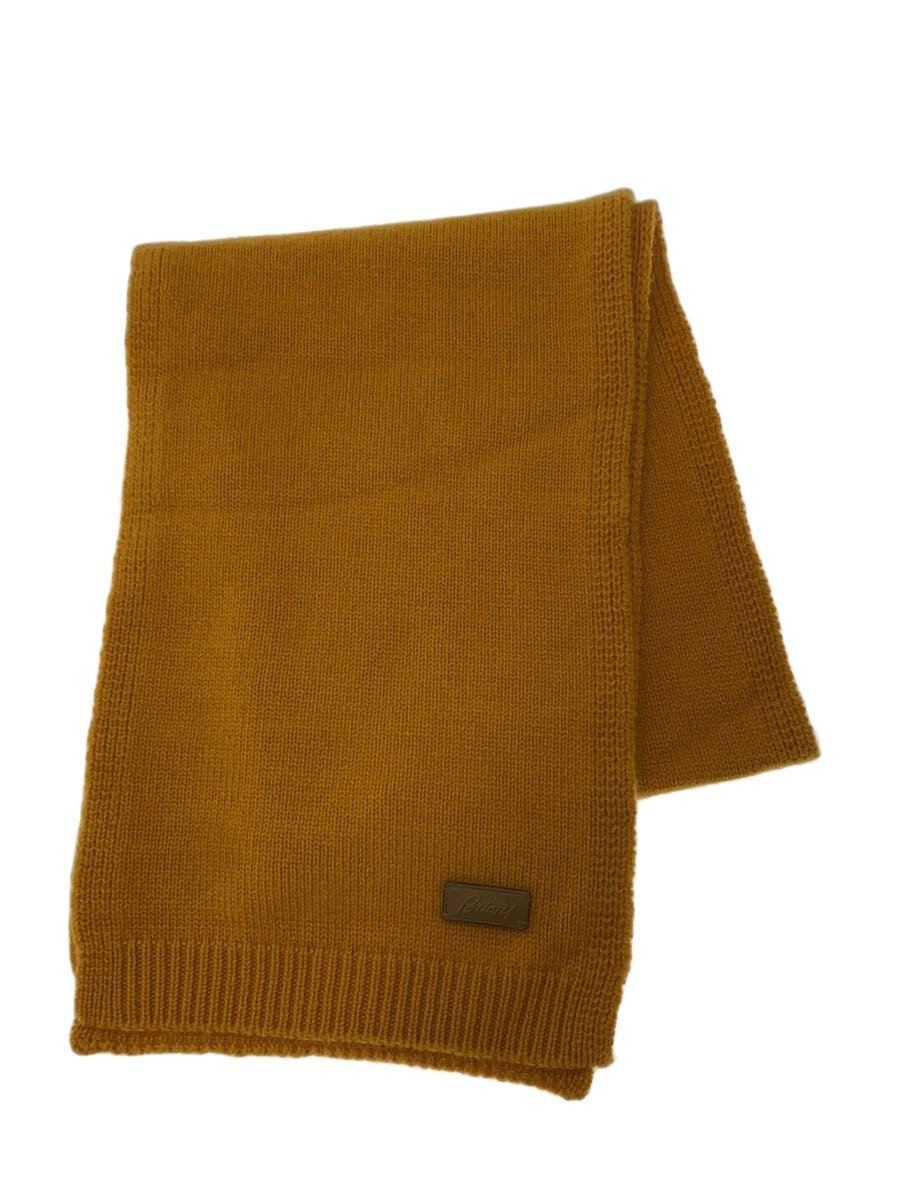 【中古】BRIONI◆マフラー/カシミア/ORN/無地/メンズ【服飾雑貨他】