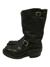 【中古】WESCO◆エンジニアブーツ/--/BLK/レザー【シューズ】