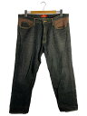 【中古】MANICDEE/ボトム/XL/デニム/BLK/無地/md06am032【メンズウェア】