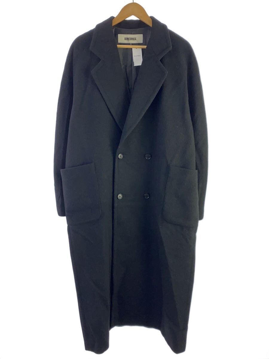 【中古】Basis broek◆ダブルチェスター/マキシコート/チェスターコート/3/ウール/BLK【メンズウェア】 jumblestore-38087661 2nd STREET 楽天市場店 パッケージ画像