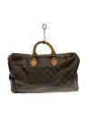 【中古】LOUIS VUITTON◆ボストンバッグ/レザー/BRW/モノグラム/M41522【バッグ】