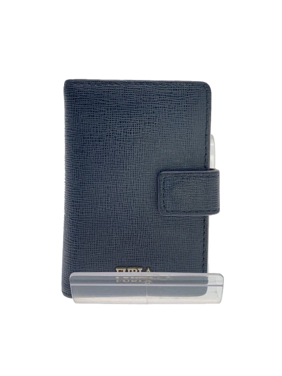 【中古】FURLA◆キーケース/レザー/BL