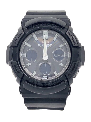 【中古】CASIO◆ソーラー腕時計・G-SHOCK/デジアナ/ラバー/BLK/BLK【服飾雑貨他】 【中古】CASIO◆ソーラー腕時計・G-SHOCK/デジアナ/ラバー/BLK/BLK【服飾雑貨他】
