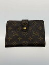 【中古】LOUIS VUITTON◆ポルト・パピエ・ジップ_モノグラム・キャンバス_BRW/PVC/BRW/メンズ【服飾雑貨他】(4)