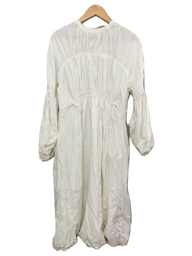 【中古】emmi◆長袖ワンピース/1/ナイロン/WHT/無地/13WFO234063【レディースウェア】 【中古】emmi◆長袖ワンピース/1/ナイロン/WHT/無地/13WFO234063【レディースウェア】