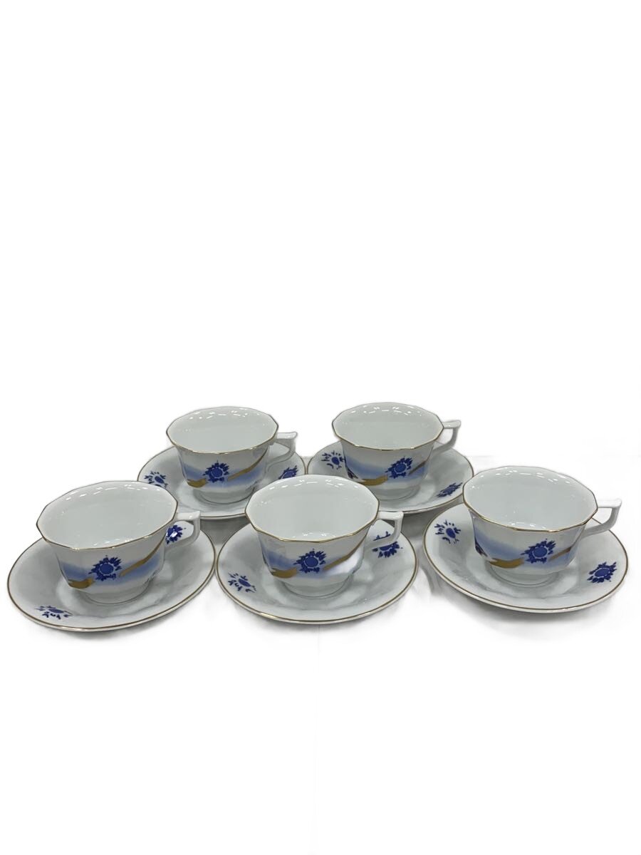【中古】ROYAL COPENHAGEN◆カップ&ソーサー/5点セット/WHT//【キッチン用品】