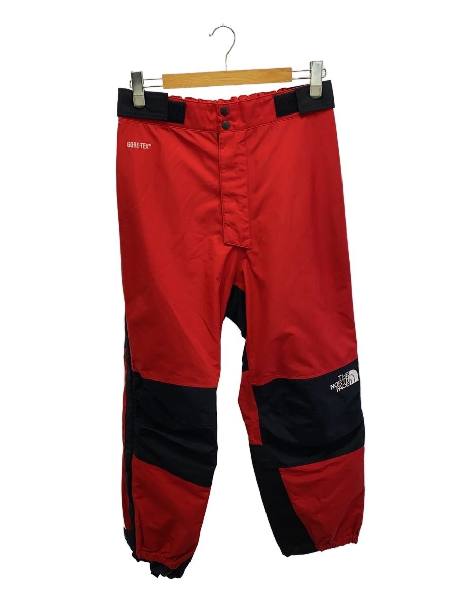 【中古】THE NORTH FACE◆マウンテンパンツ/3L/ナイロン/RED【メンズウェア】