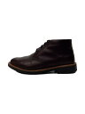 【中古】Schott◆チャッカブーツ/28cm/BRW/レザー/S23002【シューズ】