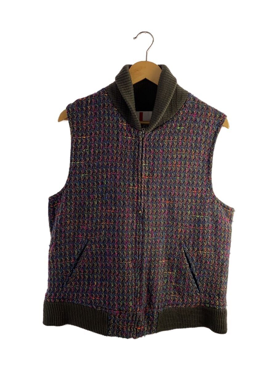 Raw-tex/×Moorbrook/ニットベスト(厚手)/M/ウール/GRY