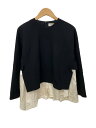 【中古】ENFOLD◆20SS/トップス/38/ポリエステル/BLK/無地/300DS130-0110【レディースウェア】