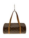 【中古】LOUIS VUITTON◆2)パピヨン30_モノグラム・キャンバス_BRW/PVC/BRW【バッグ】