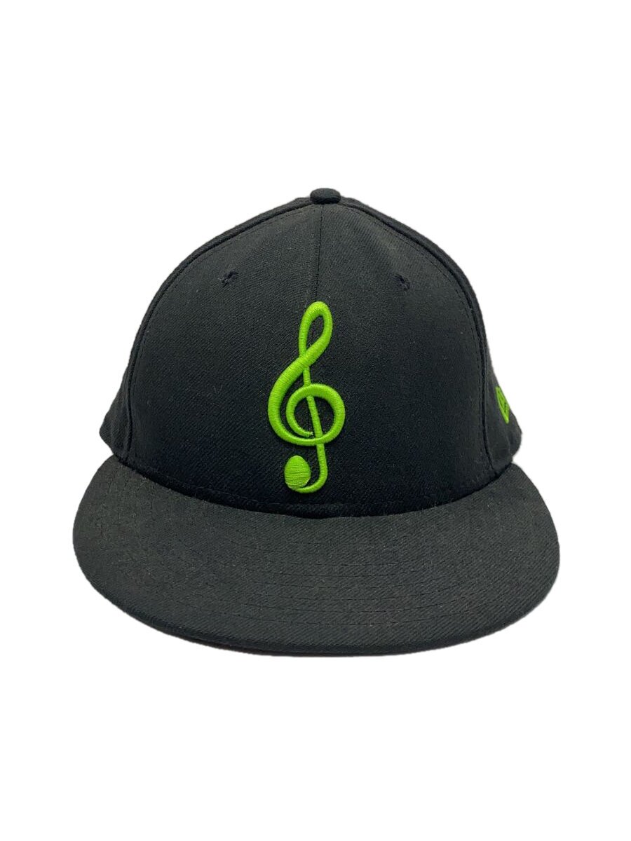 【中古】NEW ERA◆キャップ/7 1/2/コットン/BLK/無地/メンズ【服飾雑貨他】