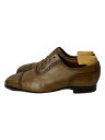 【中古】CROCKETT&JONES◆ドレスシューズ/US8/CML/レザー【シューズ】(4)