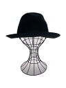 【中古】ハット/M/ウール/BLK/無地/メンズ/15-095-913-0021-3-0【服飾雑貨他】