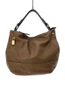 【中古】FURLA◆ショルダーバッグ/レザー/BRW/無地【バッグ】(4)
