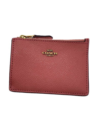 【中古】COACH◆パスケース_ミニスキニーIDケース_オールレザー/レザー/PNK/レディース【服飾雑貨他】 【中古】COACH◆パスケース_ミニスキニーIDケース_オールレザー/レザー/PNK/レディース【服飾雑貨他】