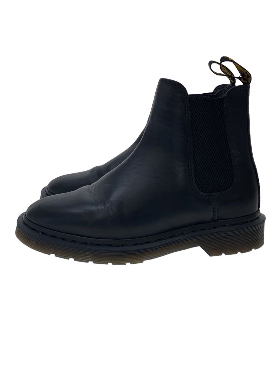【中古】Dr.Martens◆サイドゴアブーツ/UK7/BLK/レザー/AW006【シューズ】