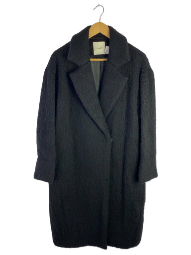 【中古】CLANE◆コート/36/ウール/BLK/無地/101040【レディースウェア】 【中古】CLANE◆コート/36/ウール/BLK/無地/101040【レディースウェア】