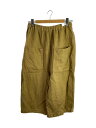 【中古】tumugu◆ソリッドリネン八分丈ワイドパンツ【レディースウェア】