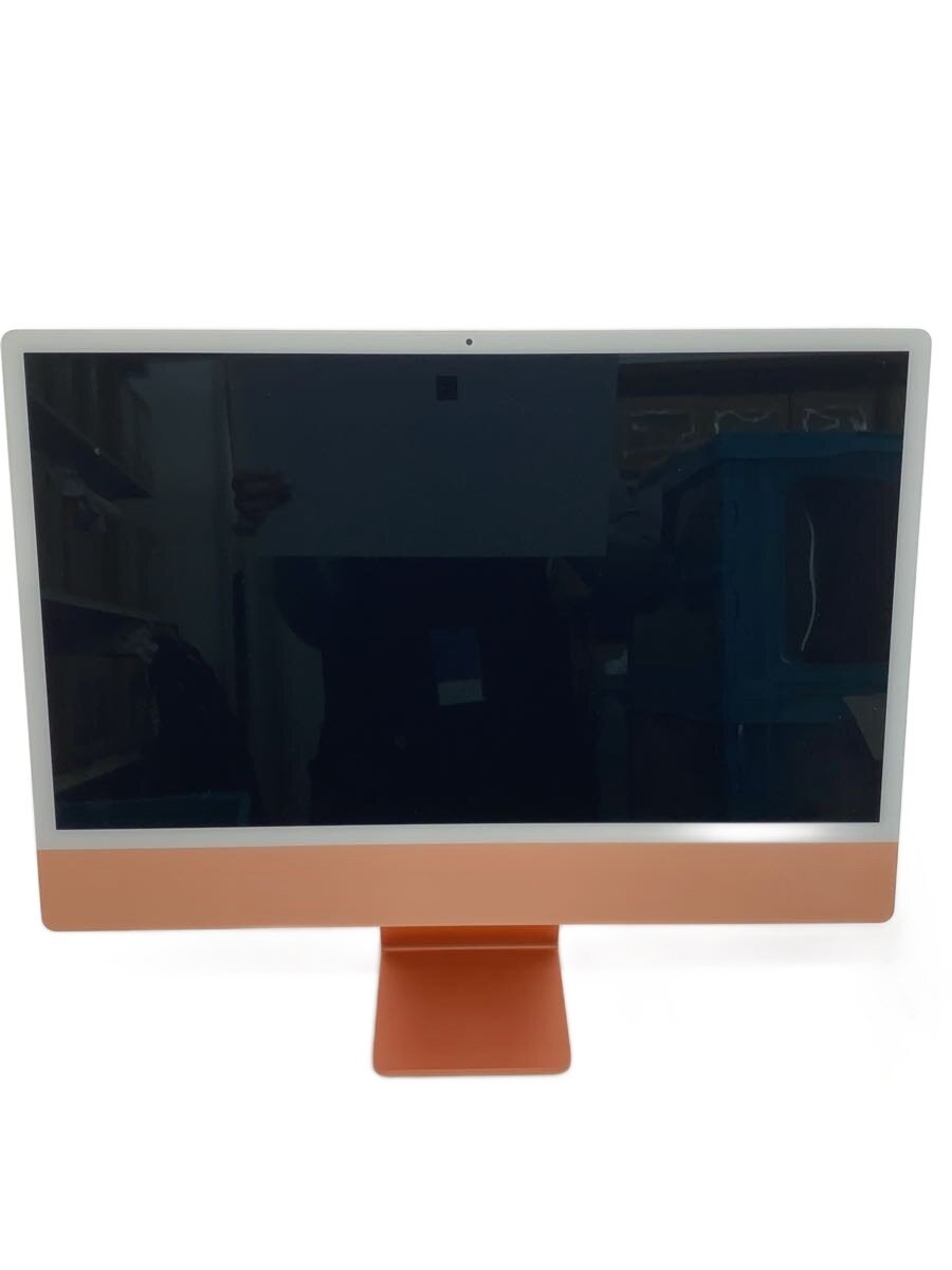 【中古】Apple◆デスクトップPC iMac21.1(Retina4.5K 24インチ) MGPR3J/A[オレンジ]/2021【パソコン】