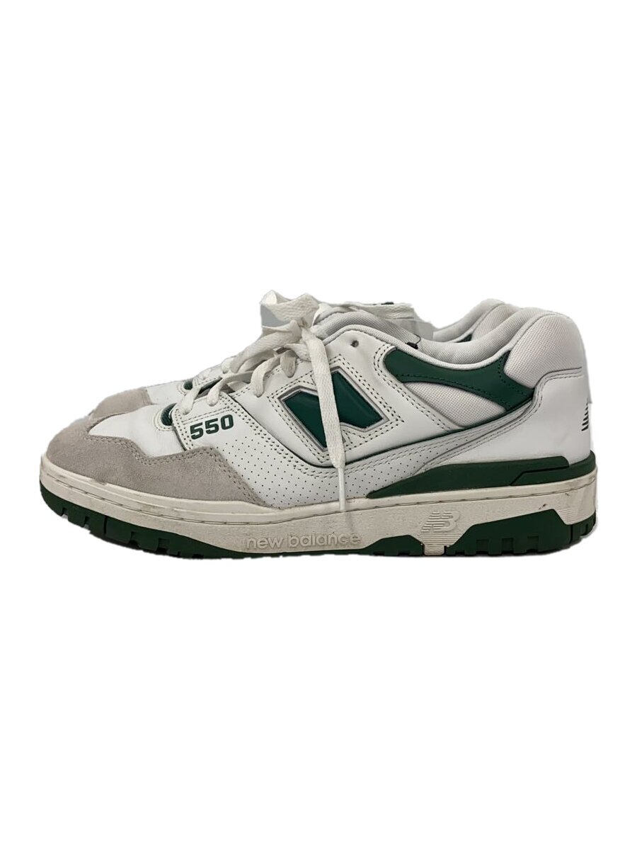 【中古】NEW BALANCE◆BB550/ホワイト/27.5cm/WHT【シューズ】