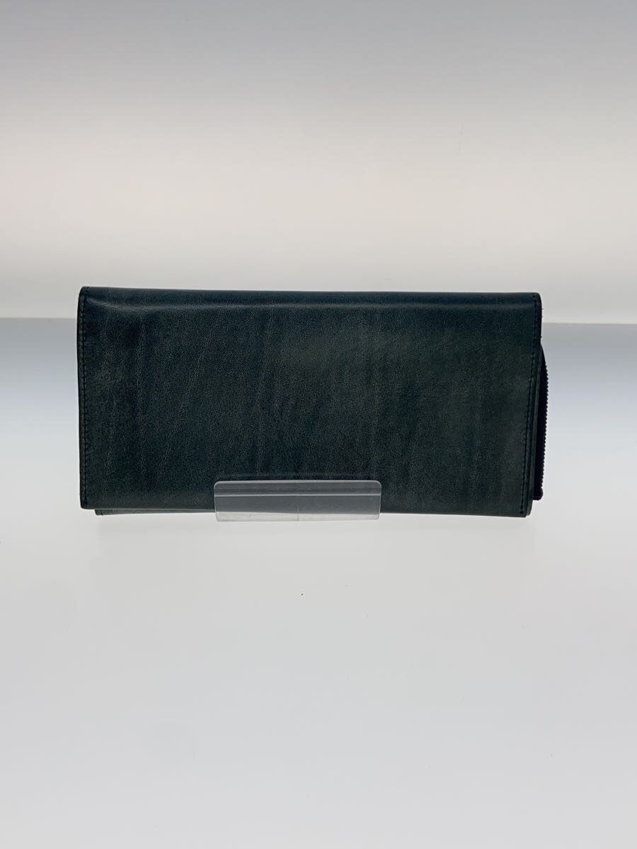 【中古】PORTER◆2つ折り長財布/レザー/IDG/無地/メンズ【服飾雑貨他】